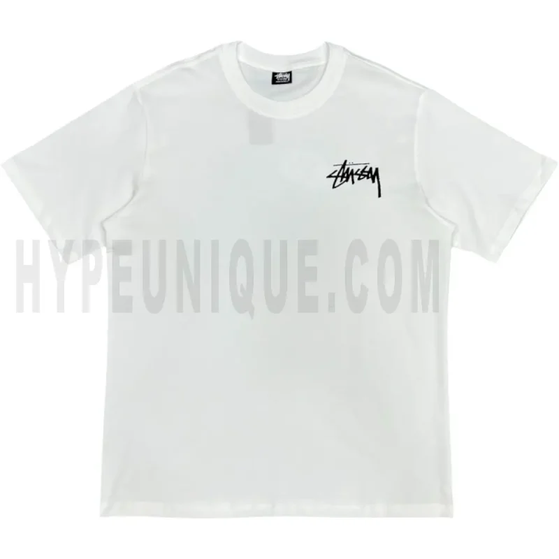 The front of the white clothes