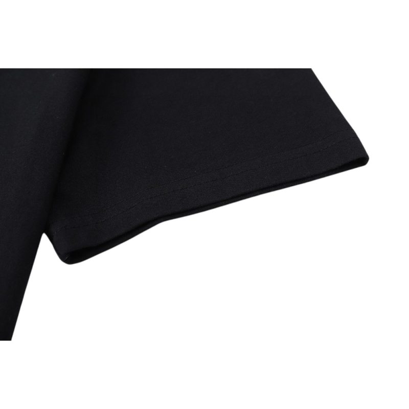 The sleeves of the black clothes