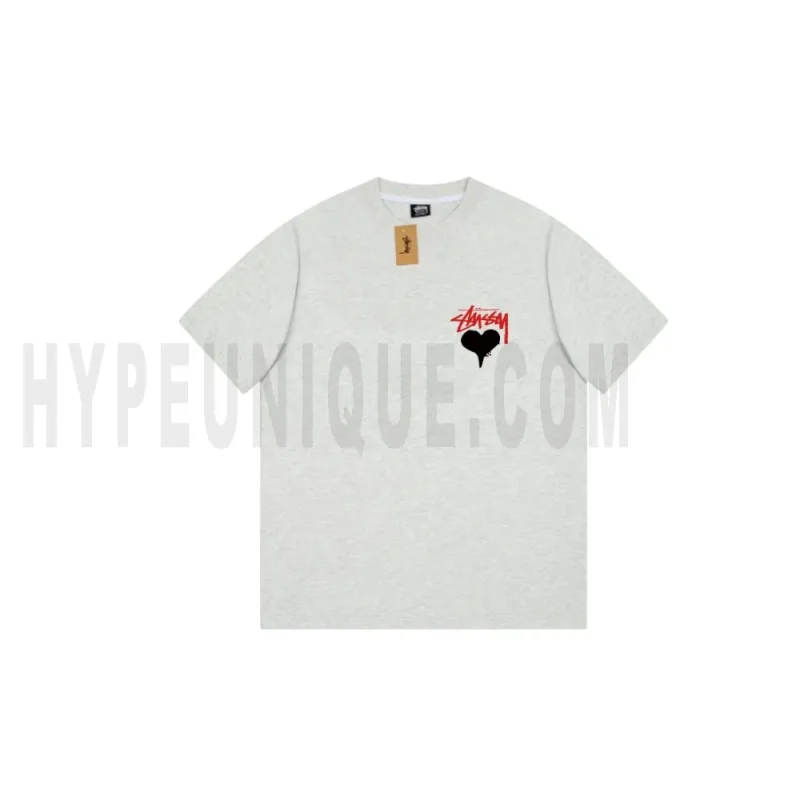 The front of the gray clothes