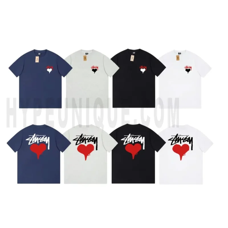 Stussy Stock Heart T-Shirt