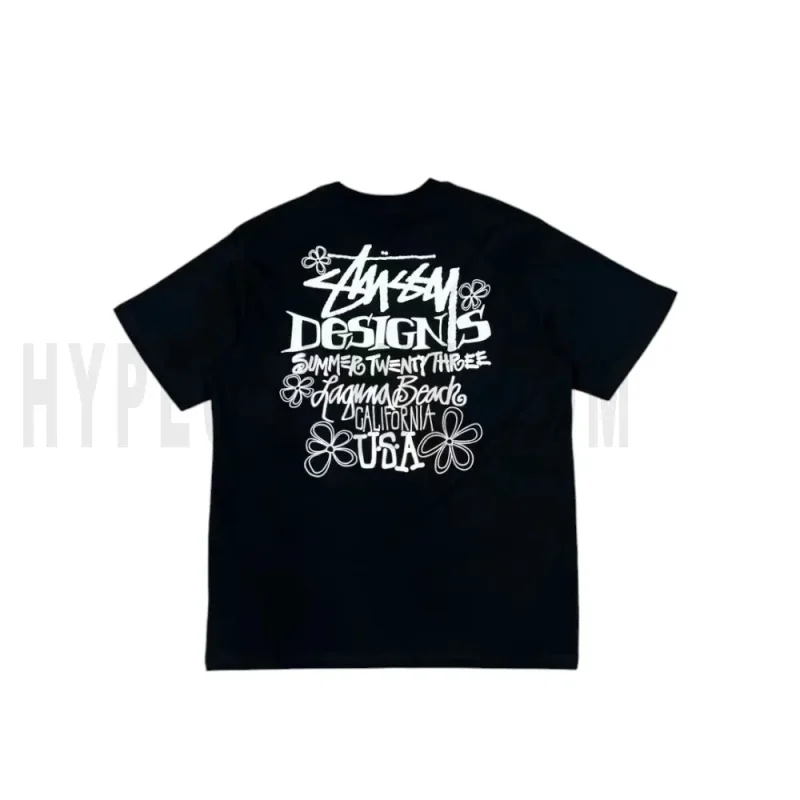 The back of the black clothes