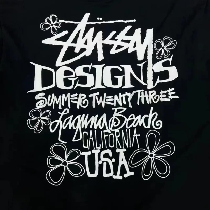 Close-up detail of the graphic artwork printed on the jersey's back panel