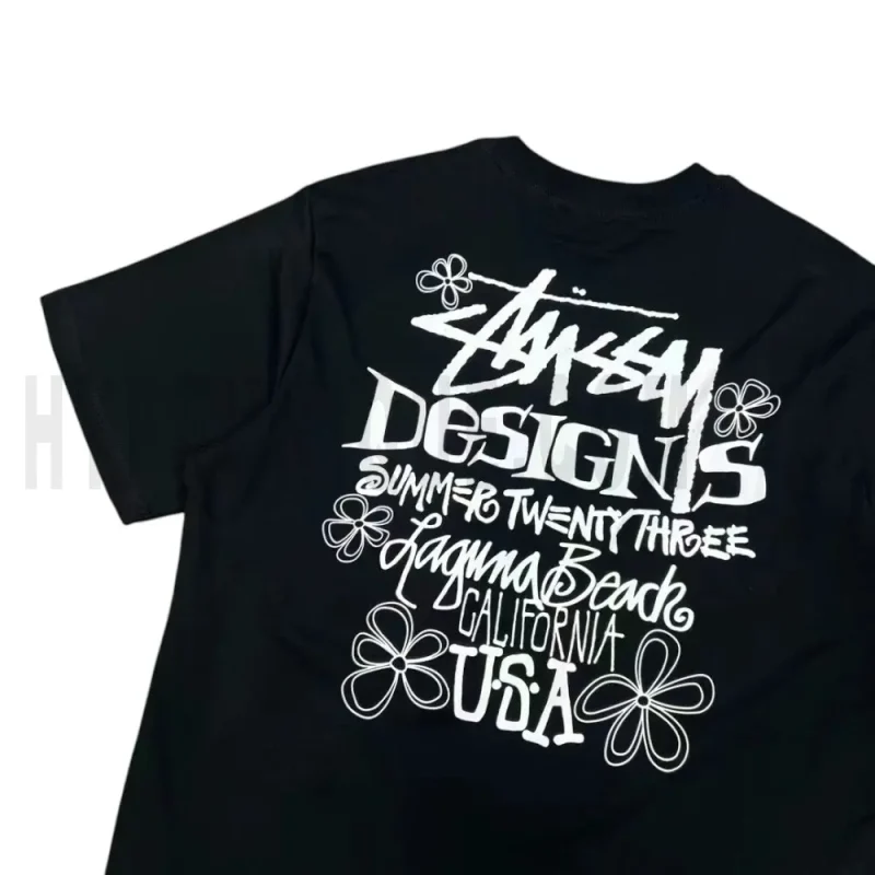 The back of the black clothes