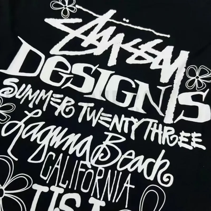 Close-up detail of the graphic artwork printed on the jersey's back panel
