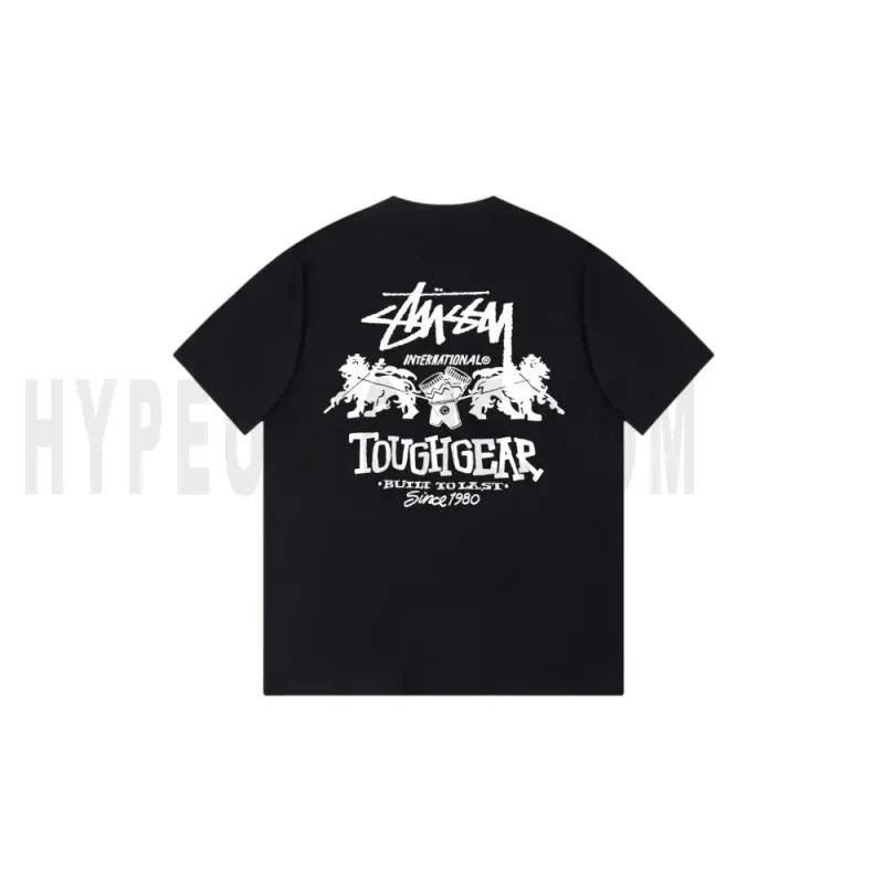 The back of the black clothes