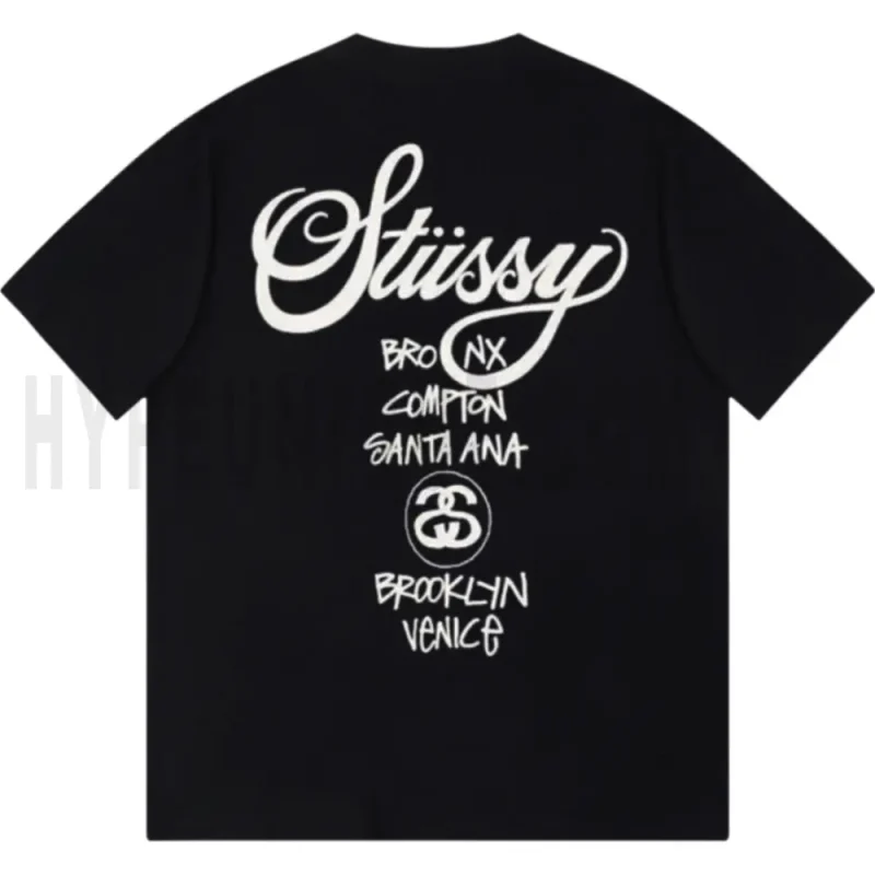 The back of the black clothes