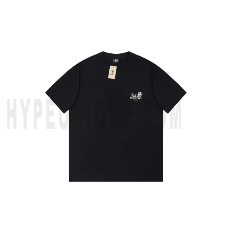The front of the black clothes