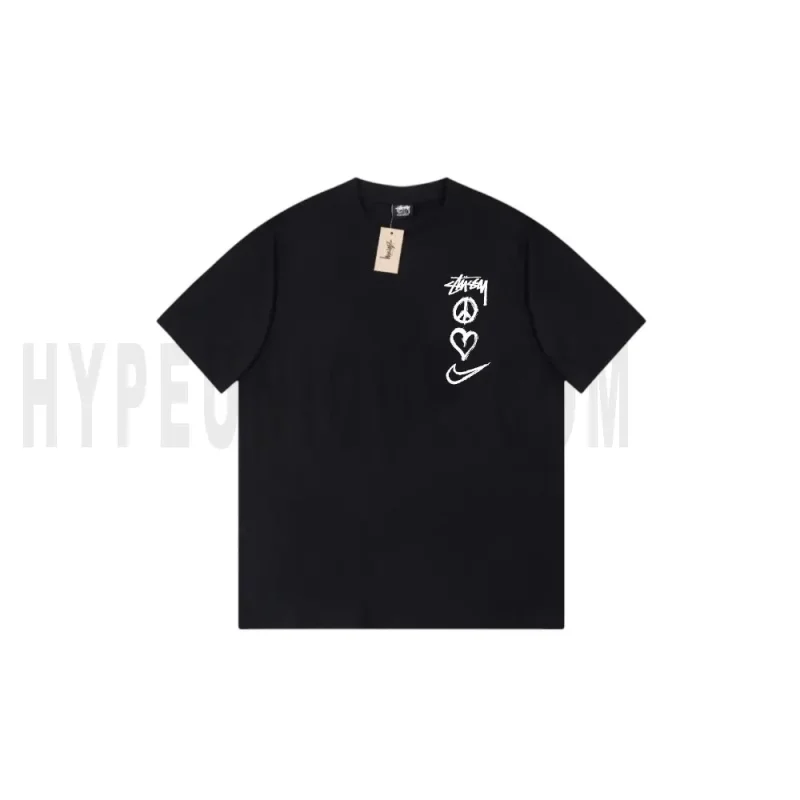The front of the black clothes