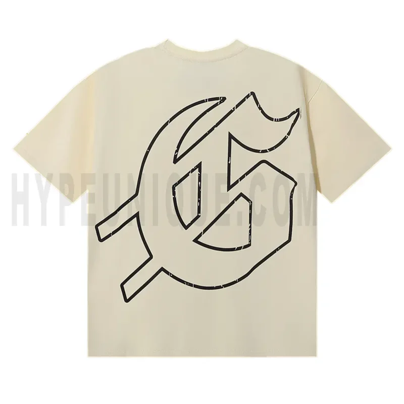 The back of the beige clothes