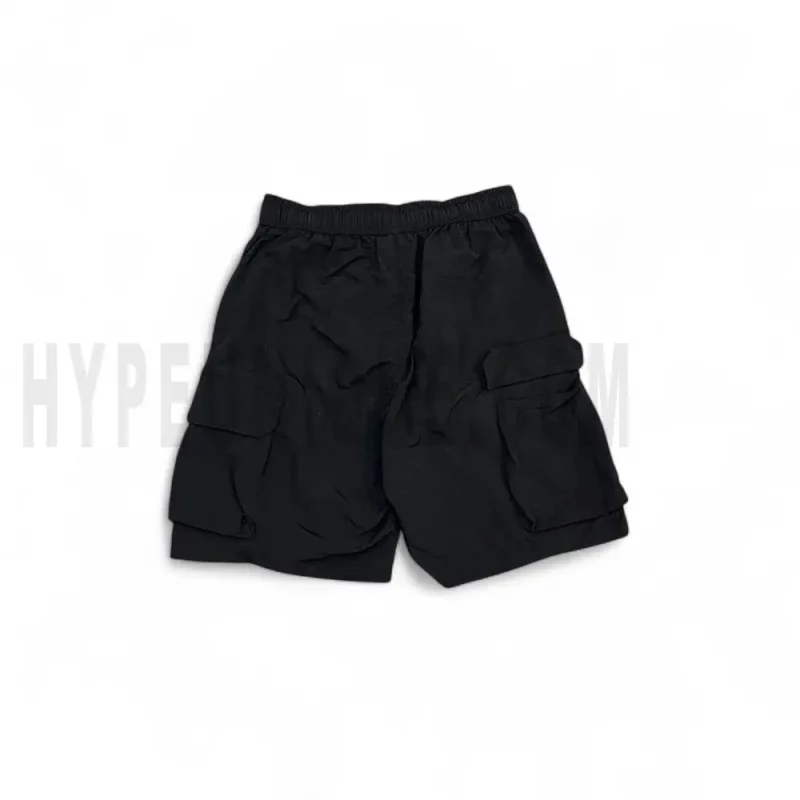 The back of the black short