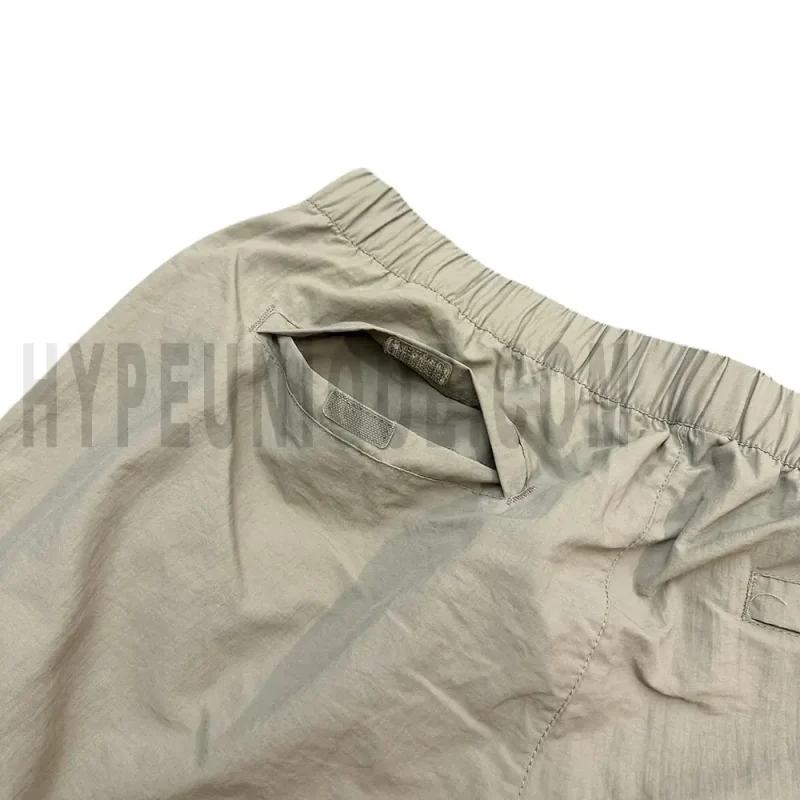 Convenient hook-and-loop fastener on rear pocket