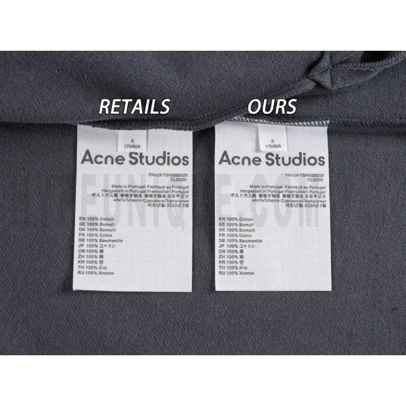 Washing Label Comparison Diagram