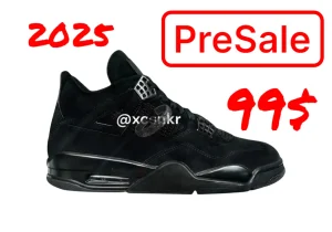 Jordan 4 Black Cat 2025 (Presale at 99$)