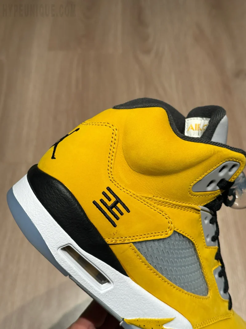 Right side of heel
