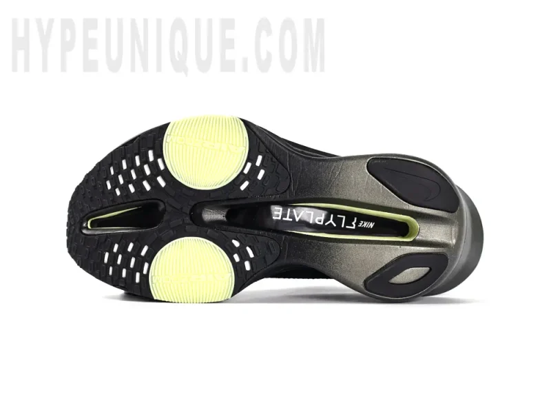 the black outsole