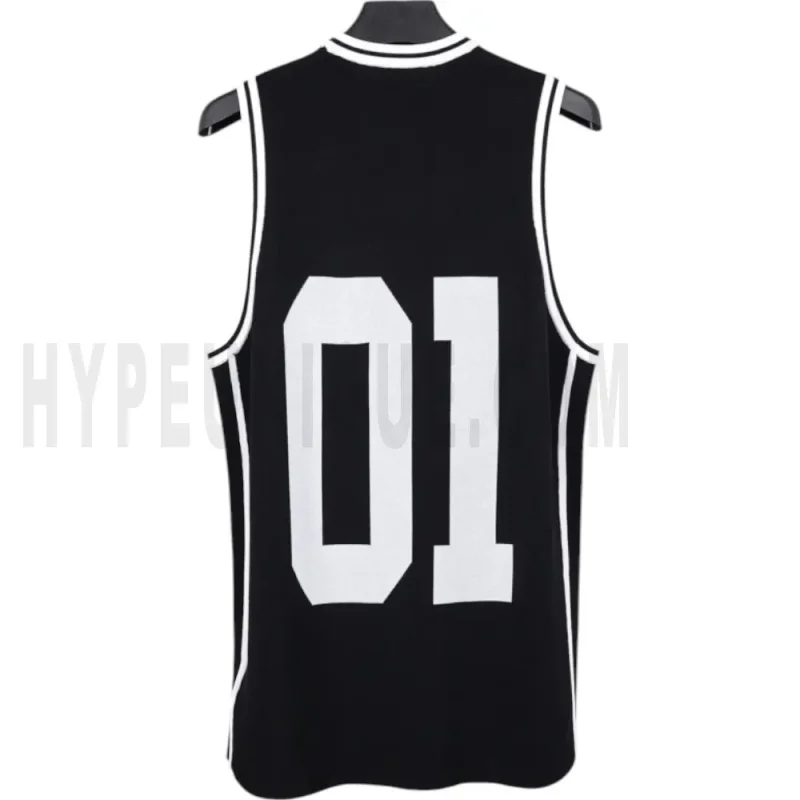 The back of the black clothes