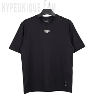 Black Cotton T-Shirt