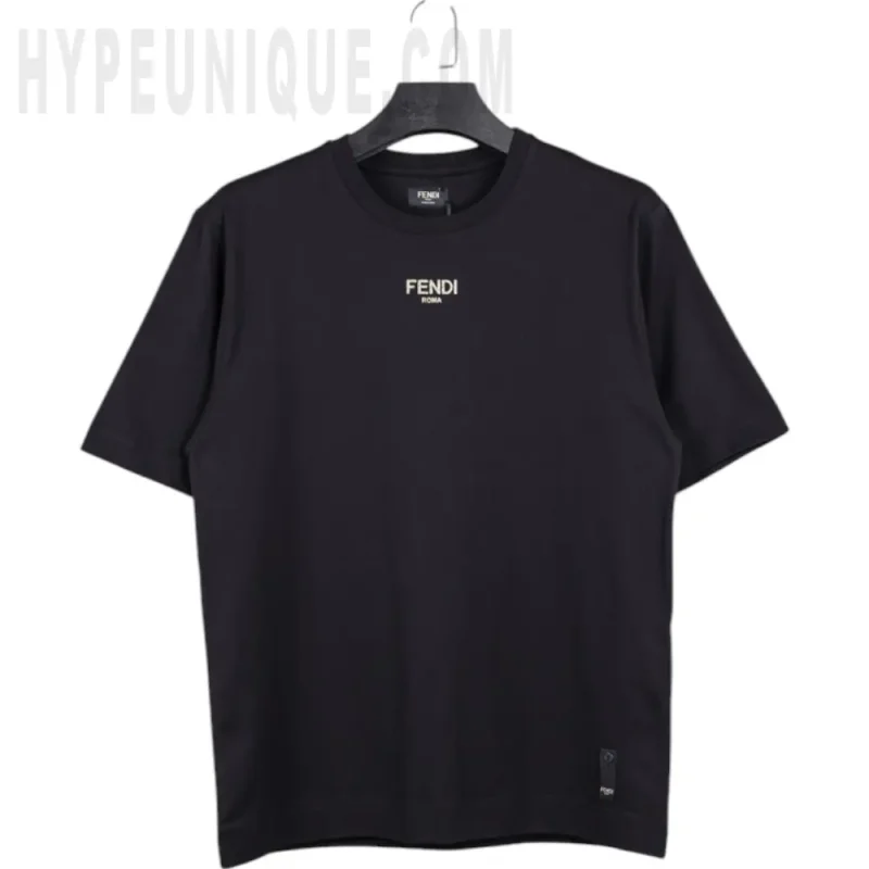 Black Cotton T-Shirt