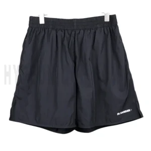 Black Logo Swim Shorts
