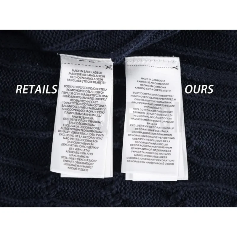 Washing Label Comparison Diagram
