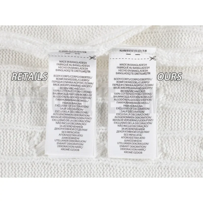 Washing Label Comparison Diagram