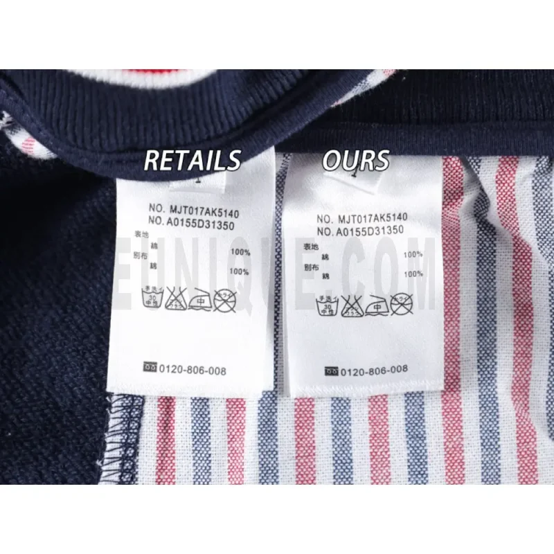 Washing Label Comparison Diagram