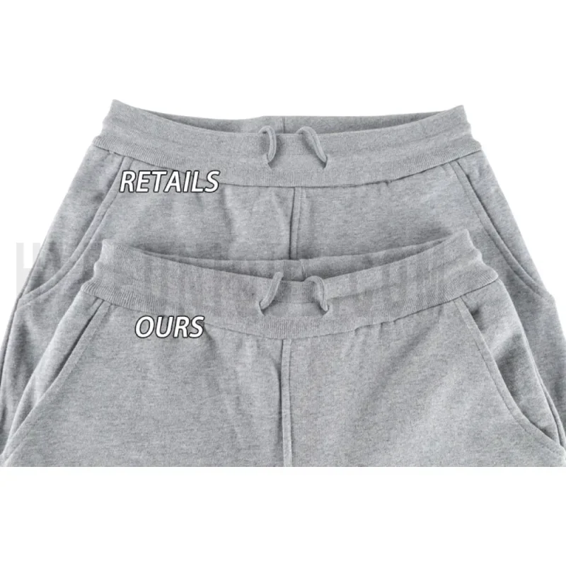 Elastic waistband comparison image of shorts