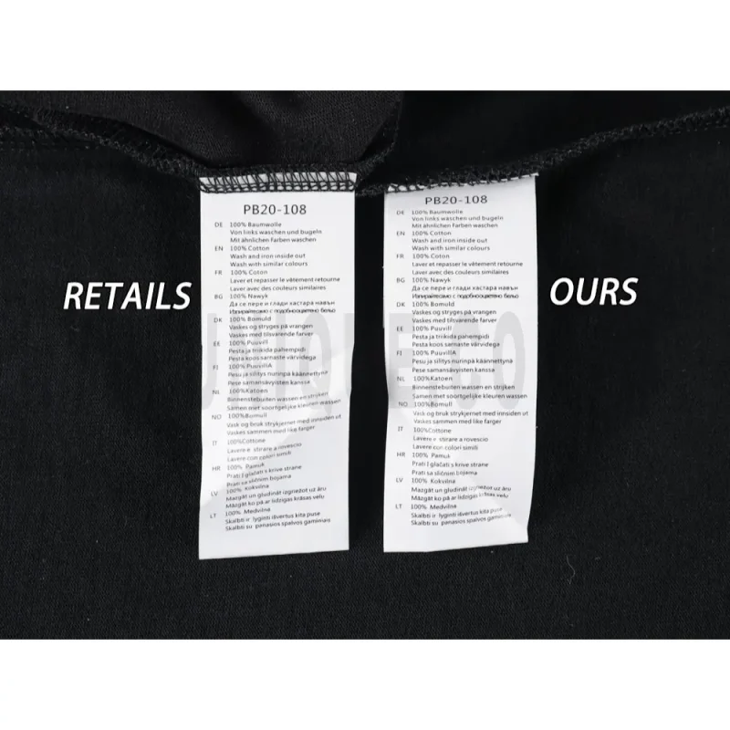 Washing Label Comparison Diagram