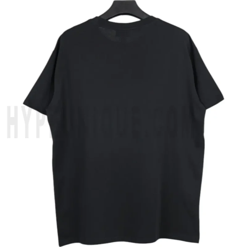 The back of the black clothes