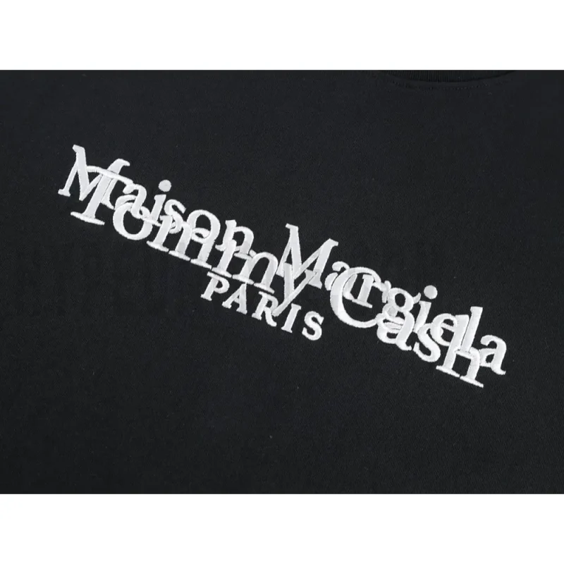 Embroidered graphic on the front of the T-shirt