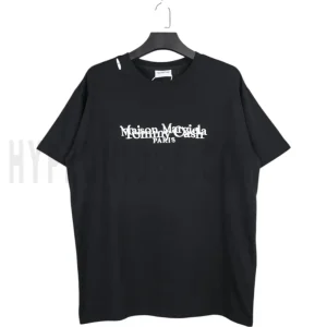 Collaboration Embroidered Overlapping Letters T-Shirt