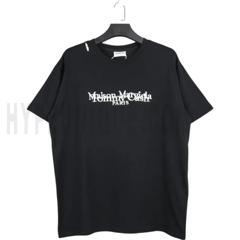 Collaboration Embroidered Overlapping Letters T-Shirt