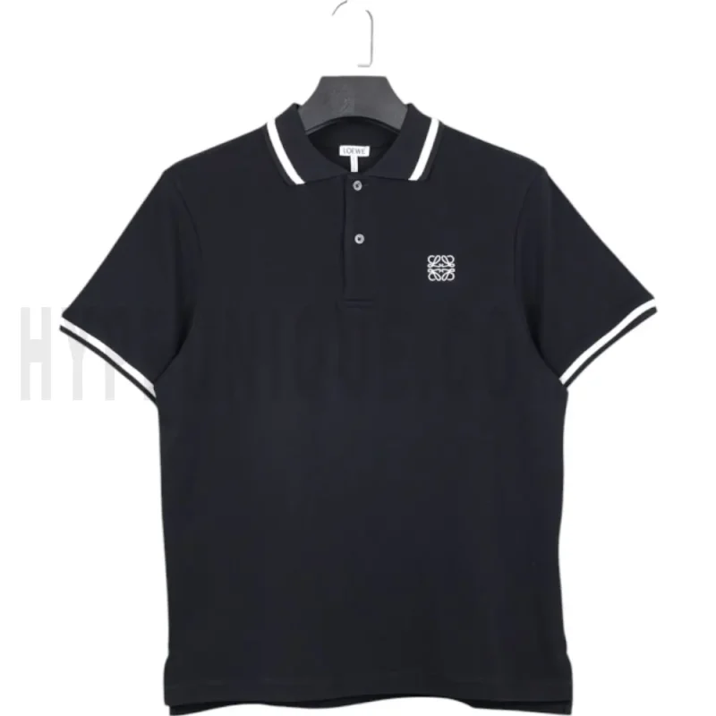 Contrast-Tipped Embroidered Logo Polo Shirt