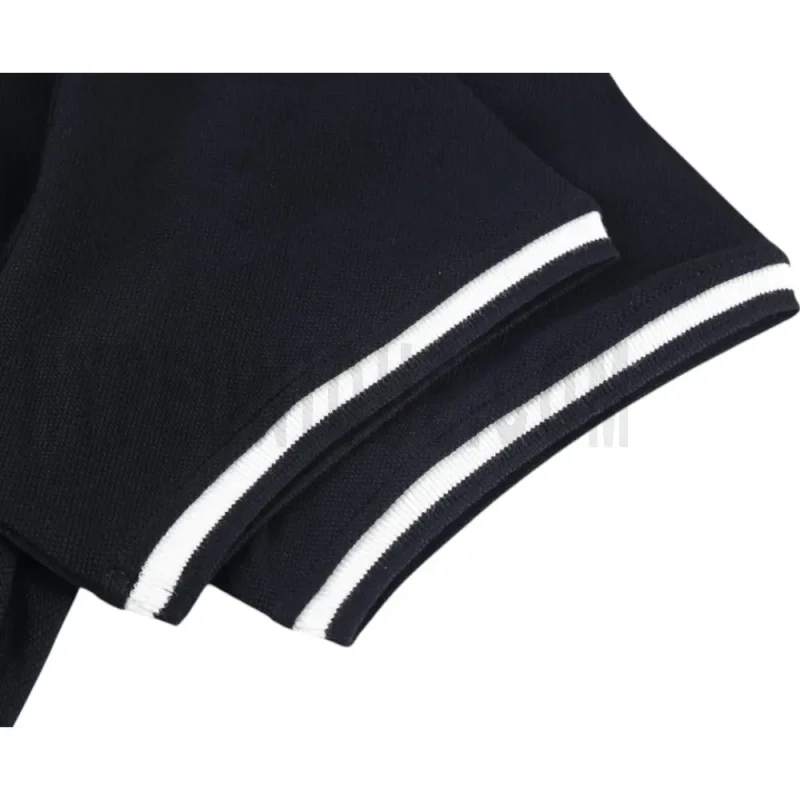 The sleeves of the black clothes