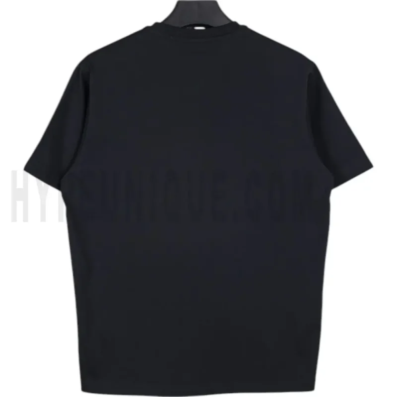 The back of the black clothes