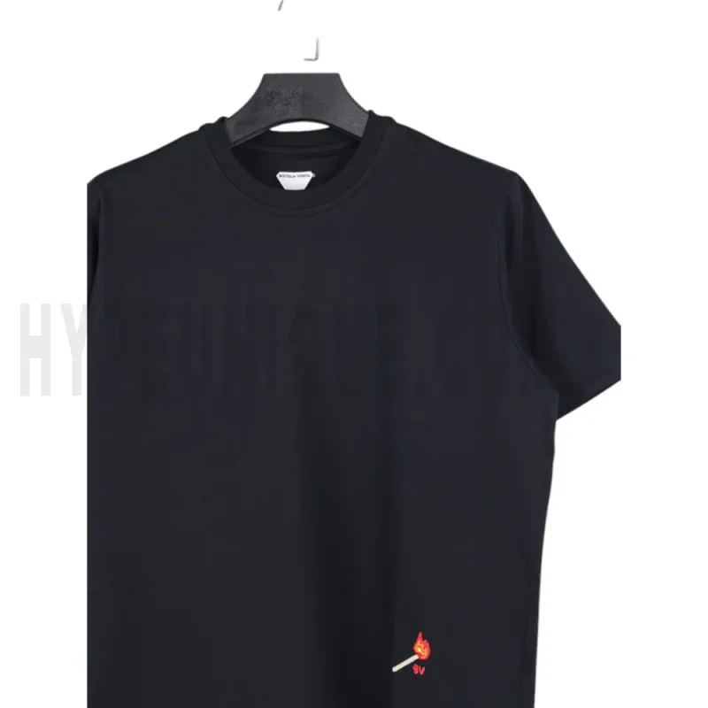 The front of the black clothes