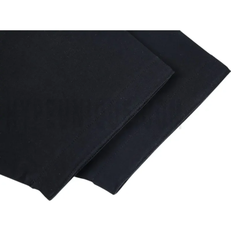 The sleeves of the black clothes