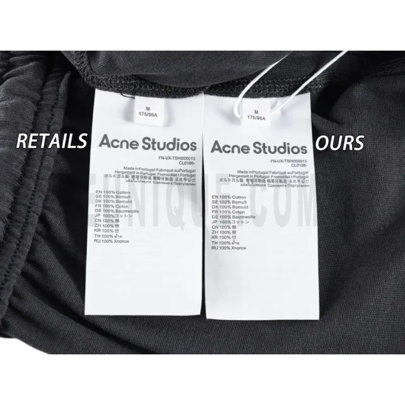 Washing Label Comparison Diagram