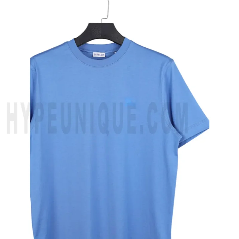 The front of the blue clothes