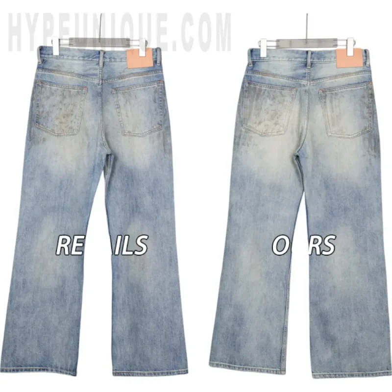 Back View Comparison Chart
