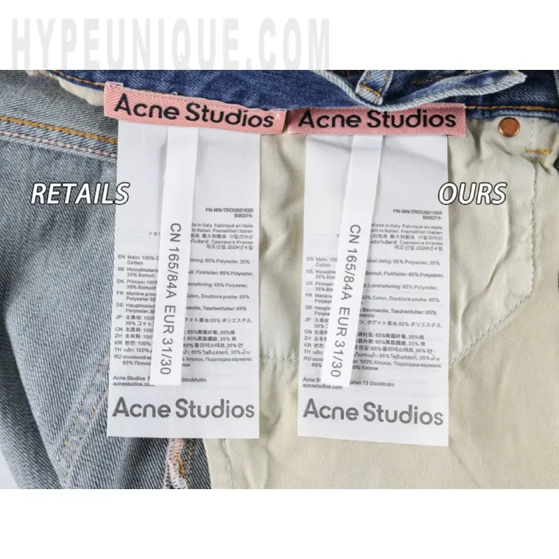 Washing Label Comparison Diagram
