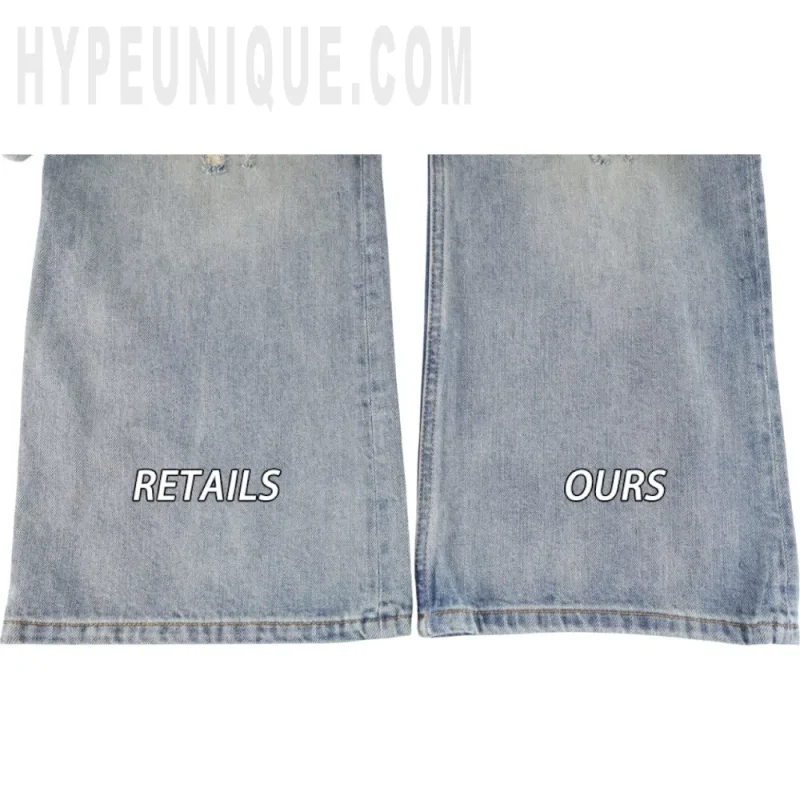 Leg opening detail image of the pants