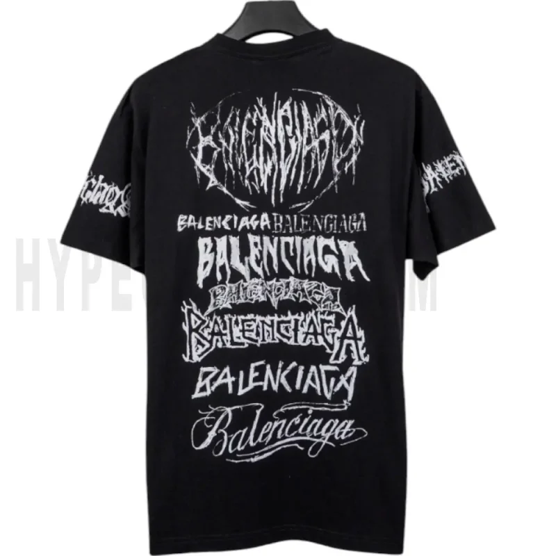 The back of the black clothes