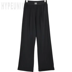 Elastic-Waist Fluid Trousers