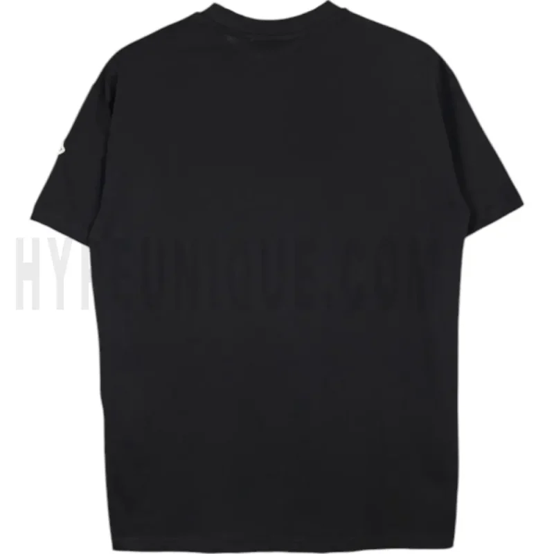 The back of the black clothes