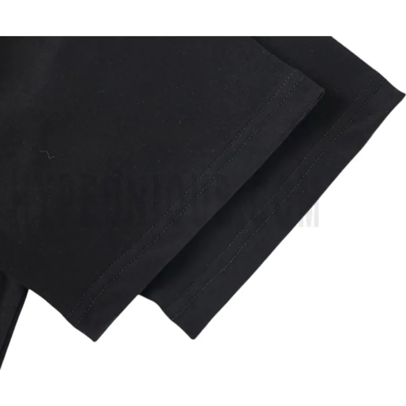 The sleeves of the black clothes