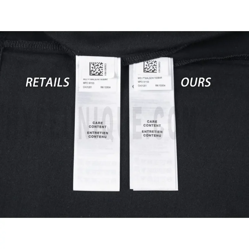 Washing Label Comparison Diagram