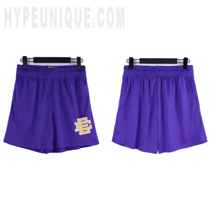 The purple shorts