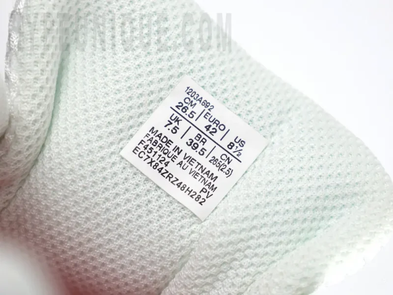 the szie label