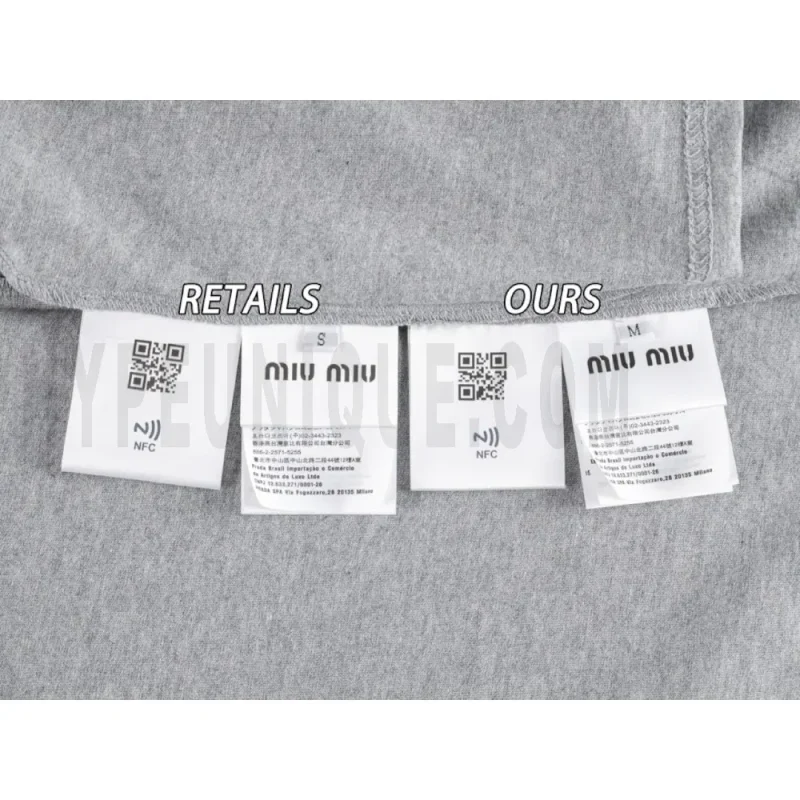 Washing Label Comparison Diagram